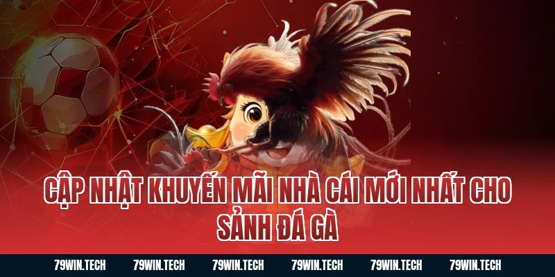 Cập nhật khuyến mãi nhà cái mới nhất cho sảnh đá gà