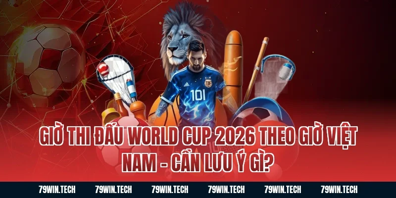 Giờ Thi Đấu World Cup 2026 Theo Giờ Việt Nam – Cần Lưu Ý Gì?