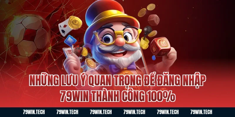 Những lưu ý quan trọng để Đăng Nhập 79WIN thành công 100%