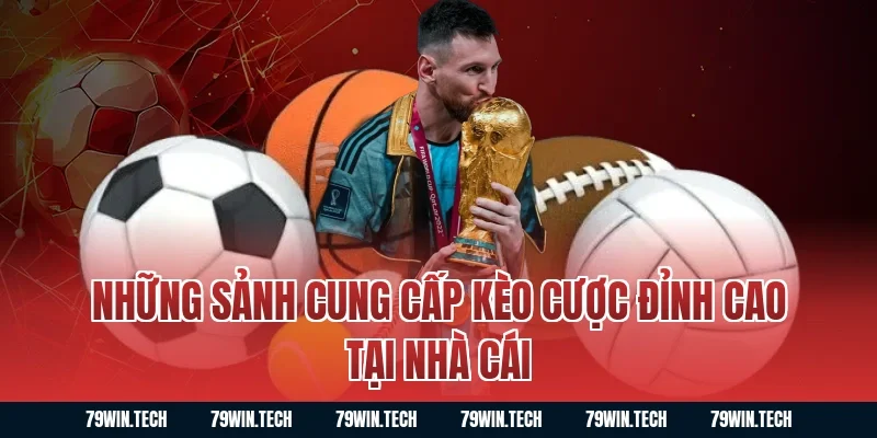 Những sảnh cung cấp kèo cược đỉnh cao tại nhà cái