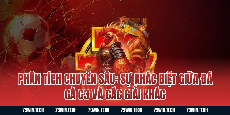 Phân tích chuyên sâu: Sự khác biệt giữa đá gà C3 và các giải khác
