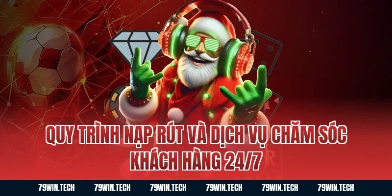Quy trình nạp rút và dịch vụ chăm sóc khách hàng 24/7
